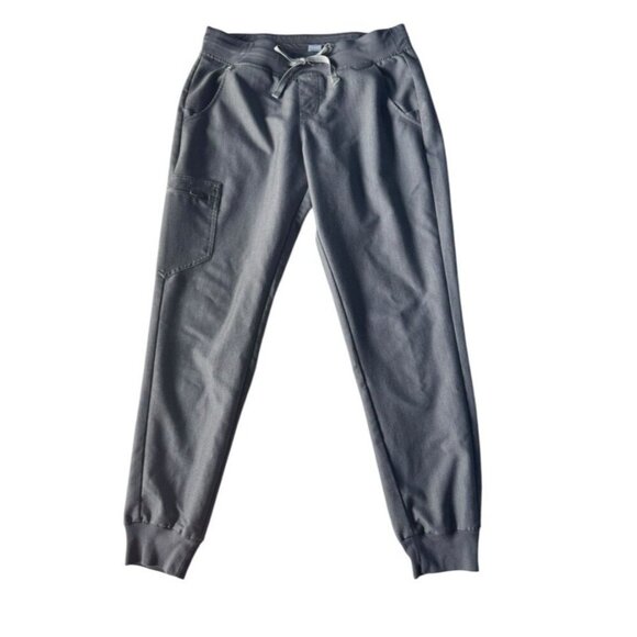 Figs Women's Sz M Gray Zamora Technical Collection Scrub Pants Joggers - Picture 1 of 11